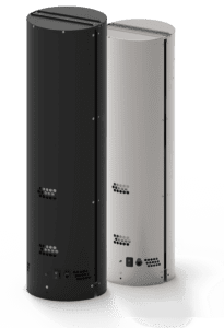 particle filter black and steel